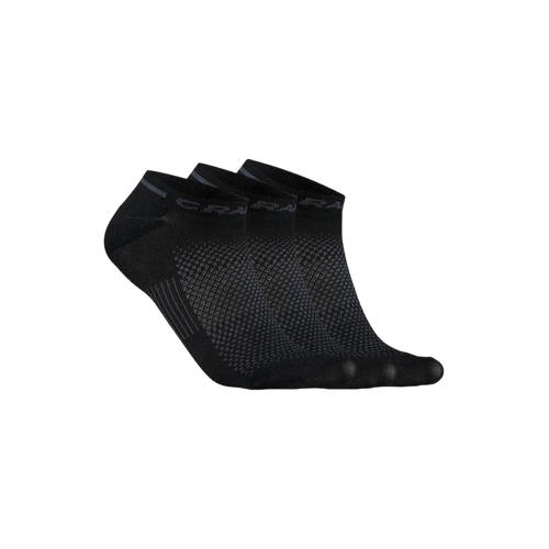 Craft Senior sportsokken - set van 3 zwart Jongens/Meisjes Polyamide Effen - maat 46/48 afbeelding