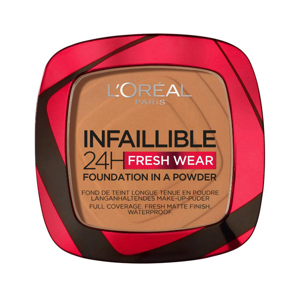 L'Oréal Paris Infaillible 24H Fresh Wear Foundation In A Powder poederfoundation - 330 Hazelnut