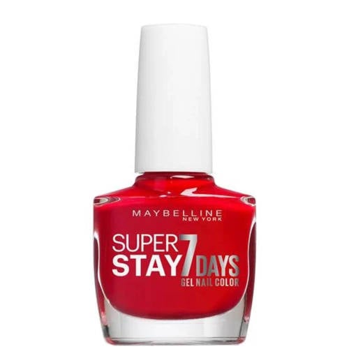 Maybelline New York SuperStay 7 Days parelmoer nagellak - 08 Passionate Red Rood