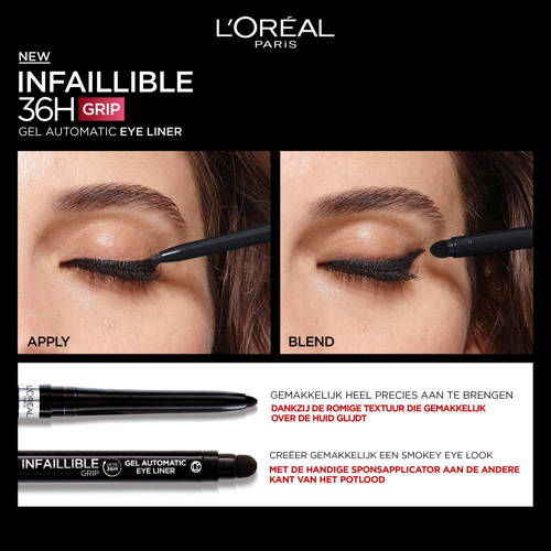 L'Oréal Paris Infaillible 36H Grip Gel Automatic eyeliner Blue Jersey Blauw