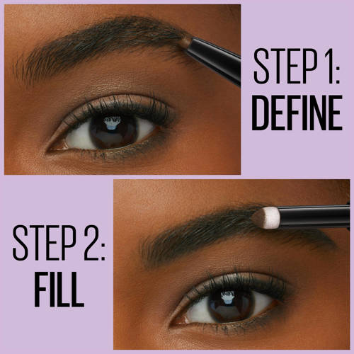 Maybelline New York Express Brow Duo wenkbrauwpotlood 025 Brunette Bruin