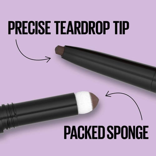 Maybelline New York Express Brow Duo wenkbrauwpotlood 04 Dark Brown Bruin
