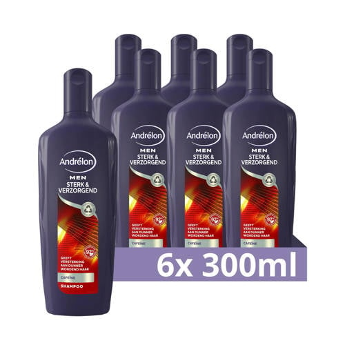 Andrélon Men Sterk & Verzorgend shampoo - 6 x 300 ml