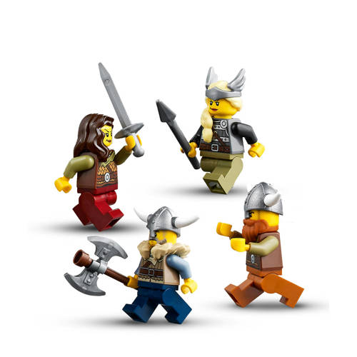 Lego Creator Vikingschip en de Midgaardslang 31132 Bouwset