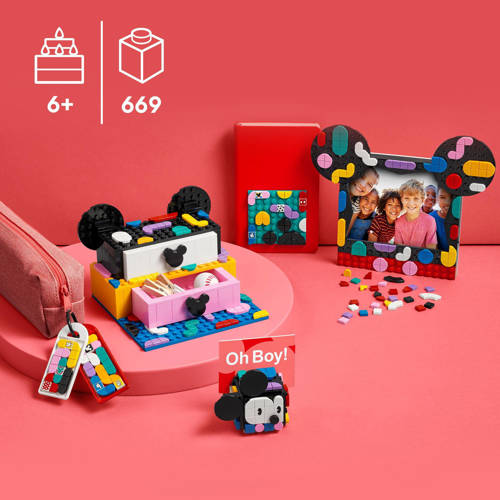 Lego Dots Mickey Mouse & Minnie Mouse: Terug naar school 41964 Bouwset