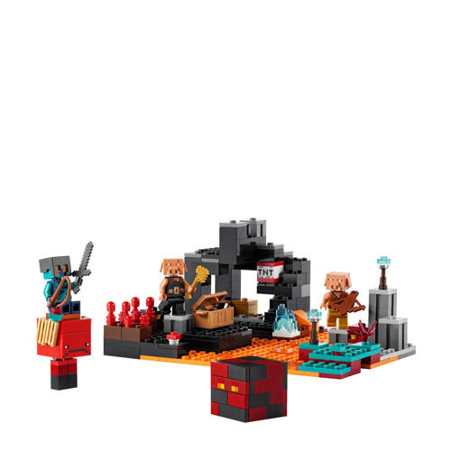 Lego Minecraft Het onderwereldbastion 21185 Bouwset