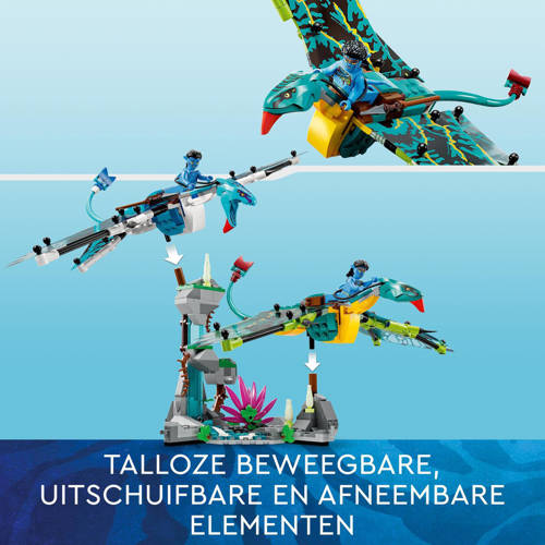 Lego Avatar Jake & Neytiri s eerste vlucht op de Banshee 75572 Bouwset