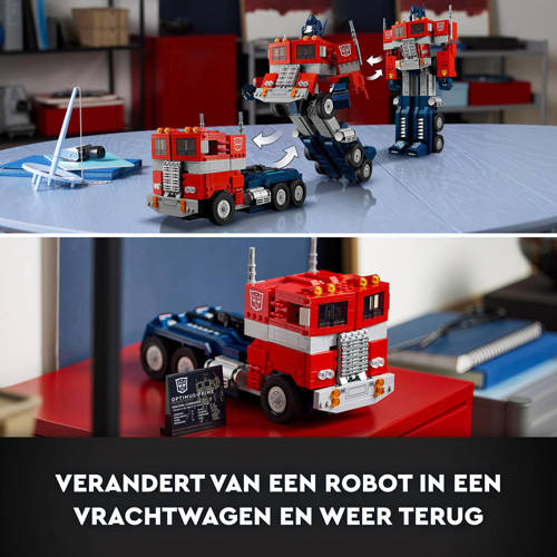 Lego Icons Transformers Optimus Prime 10302 Bouwset
