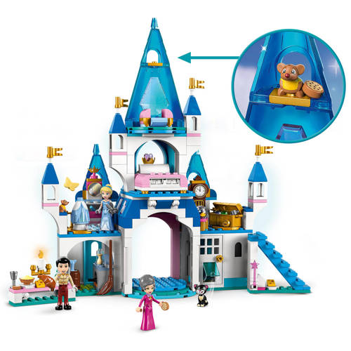 Lego Disney Princess Het kasteel van Assepoester en de knappe prins 43206 Bouwset