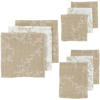Meyco hydrofiele starterset - Branches sand (set van 9)