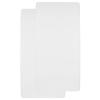 Meyco katoenen molton stretch wieg hoeslaken - 40x80/90 wit (set van 2)