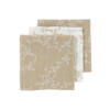 Meyco hydrofiele doek - 70x70 cm Branches sand (set van 3)
