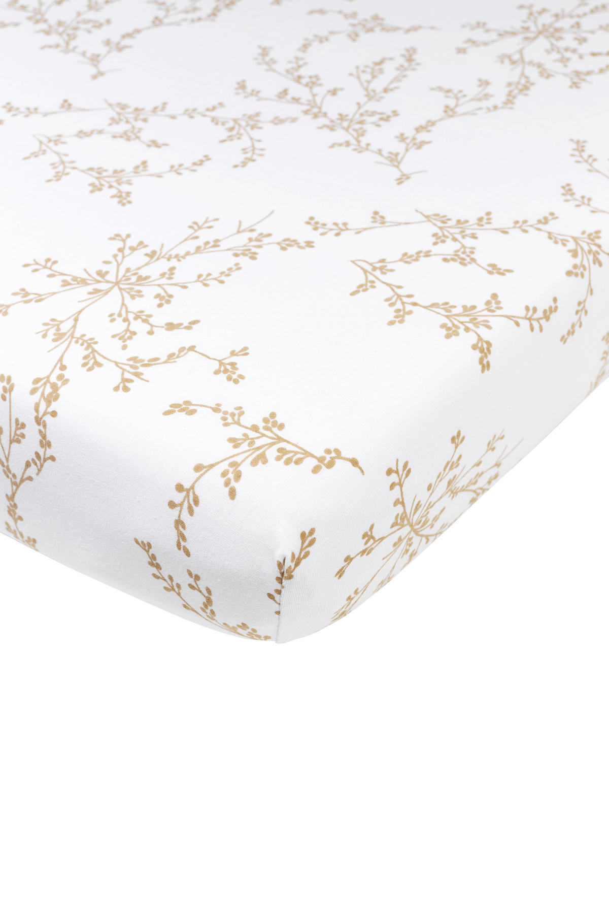 Meyco katoenen jersey hoeslaken wieg 40x80/90 cm camel