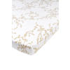 Meyco jersey hoeslaken boxmatras 75x95 Branches sand