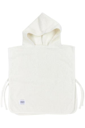 badponcho1-3 jaar Basic badstof offwhite