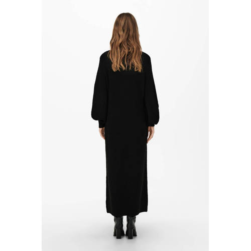 ONLY MATERNITY zwangerschapsjurk OLMLUCCA zwart Dames Polyester Ronde hals S