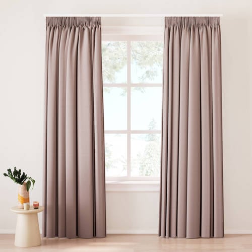 NOUS Living verduisterend gordijn kant en klaar Snooze (per stuk) (280 x 270 cm)* Roze afbeelding