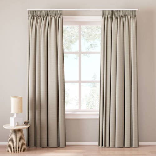 NOUS Living verduisterend gordijn kant en klaar Snooze (per stuk) (140 x 270 cm)* Beige afbeelding