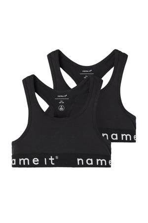 bh top - zwart (set van 2)