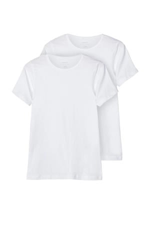 T-shirt - wit (set van 2)