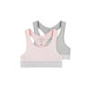 NAME IT KIDS bh top - lichtroze/grijs melange (set van 2)