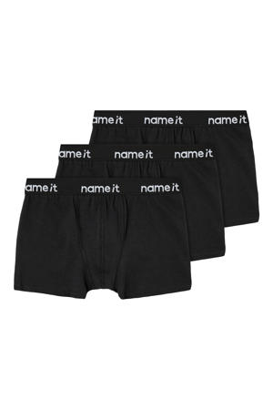 boxershort NKMBOXER - zwart (set van 3)