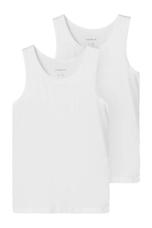 hemd NKMTANK - set van 2 wit