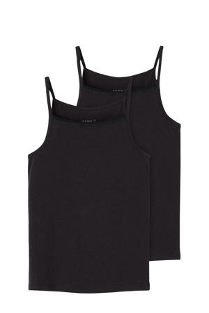 hemd NKFSTRAP - zwart (set van 2)