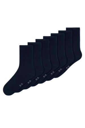 sokken NKNSOCK - donkerblauw (set van 7)