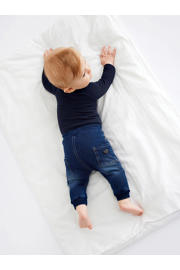thumbnail: NAME IT BABY baby tapered fit jog denim NBMBUNDO dark blue denim