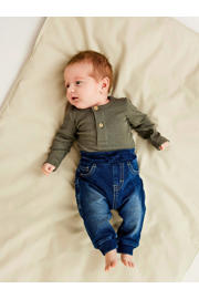 thumbnail: NAME IT BABY baby tapered fit jog denim NBMBUNDO dark blue denim