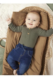 thumbnail: NAME IT BABY baby tapered fit jog denim NBMBUNDO dark blue denim