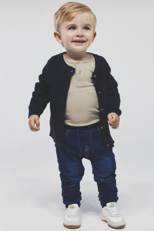 baby tapered fit jog denim NBMBUNDO dark blue denim