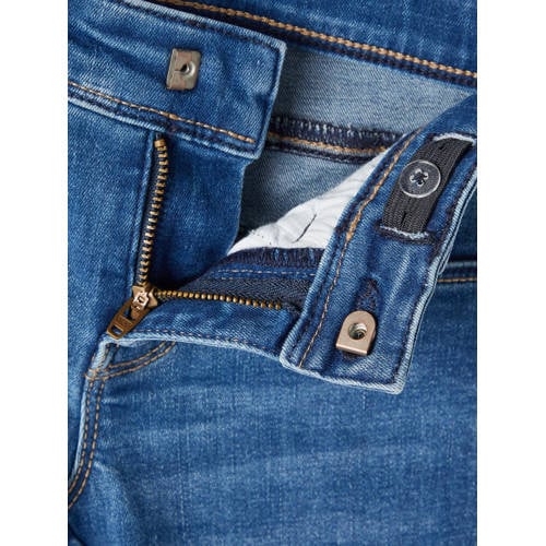 NAME IT KIDS bootcut fit jeans NKFPOLLY black denim Blauw Meisjes Stretchdenim