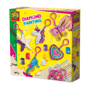 Diamond painting - Houten sleutelhangers