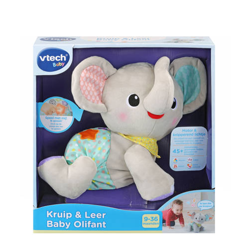 Vtech Baby Kruip & Leer Olifant Educatief speelgoed