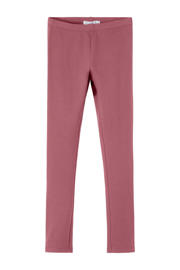 thumbnail: Roze meisjes NAME IT KIDS legging van stretchkatoen met regular waist en elastische tailleband