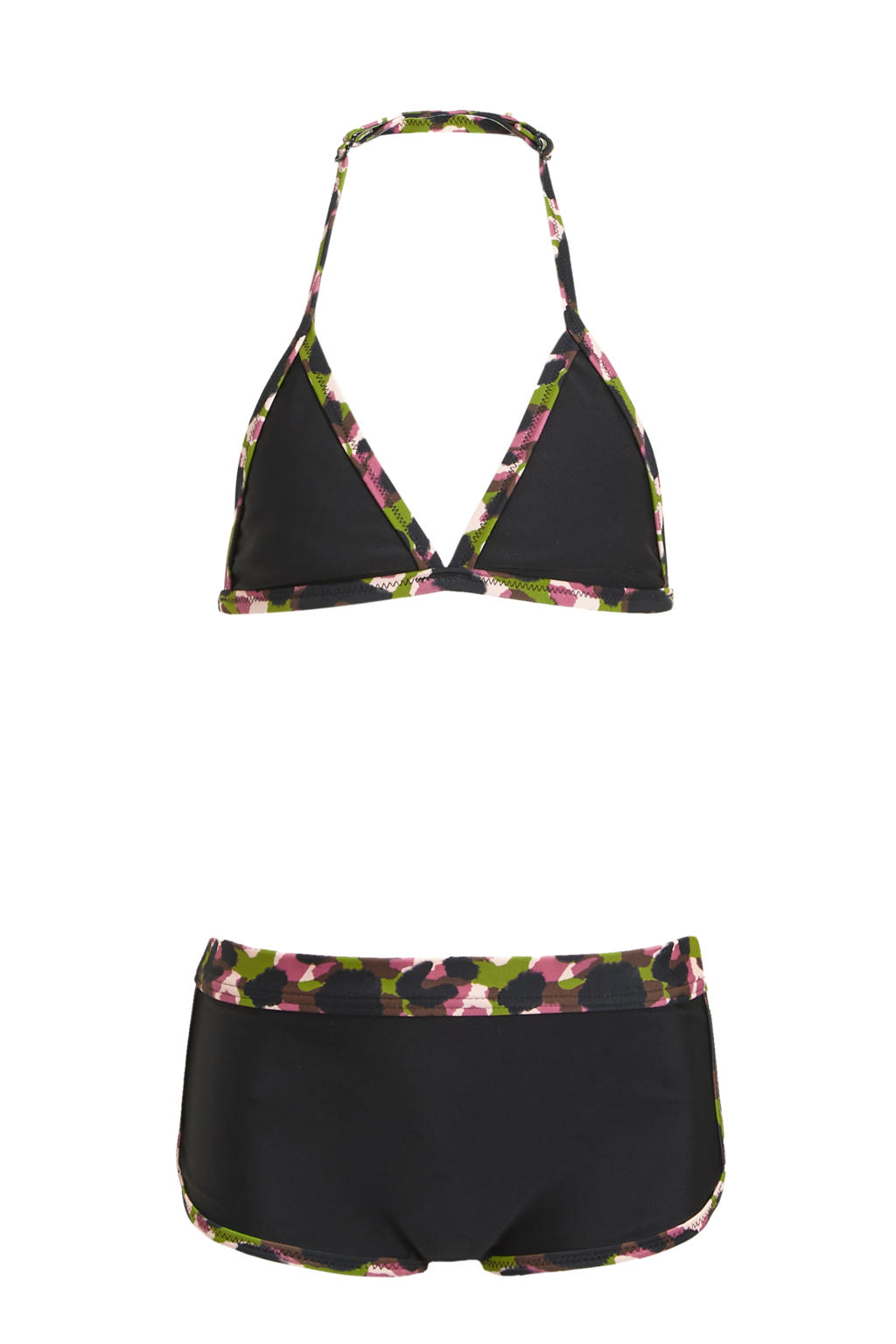 BEACHWAVE triangel bikini zwart