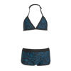 BEACHWAVE triangel bikini groen/zwart