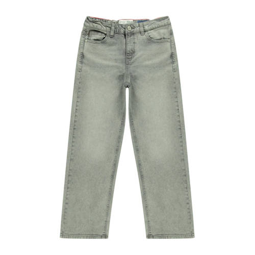 Cars high waist loose fit jeans BRY grey used Grijs Meisjes Denim Effen