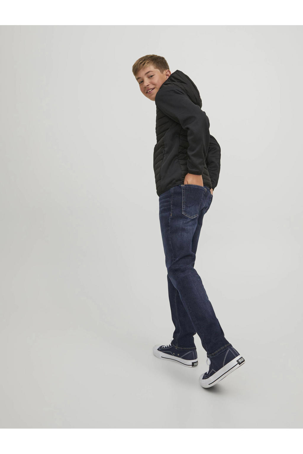 JACK & JONES Jeans Uomo Regular Fit JJICLARK JJEVAN AM 995 Noos, In Cotone Biologico E Lyocell