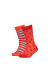 Oranje/rood/grijs