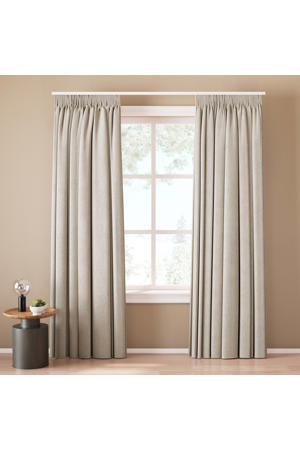 semi verduisterend gordijn kant en klaar Rochester (per stuk) (150 x 300 cm)*