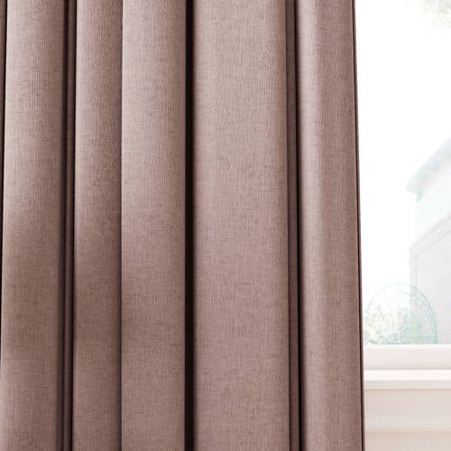 Studio LIVIT semi verduisterend gordijn kant en klaar Rochester (per stuk) (150 x 300 cm)* Roze