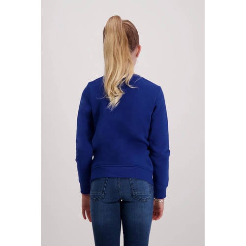 Cars sweater SALLY met printopdruk kobaltblauw Printopdruk 128