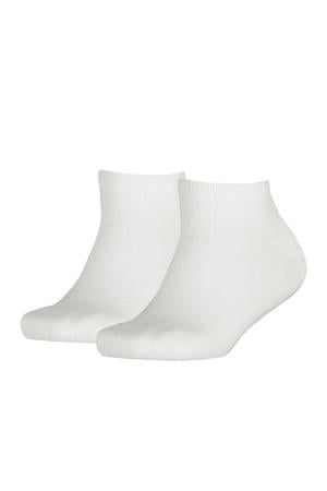 sneakersokken - wit (set van 2)