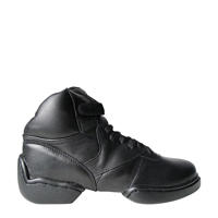 thumbnail: Zwarte meisjes Papillon PA1500 Jr. leren dansschoenen van 100% leer met veters