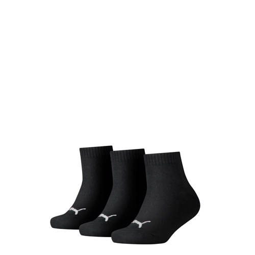 Puma sokken - set van 3 zwart Jongens/Meisjes Katoen Logo