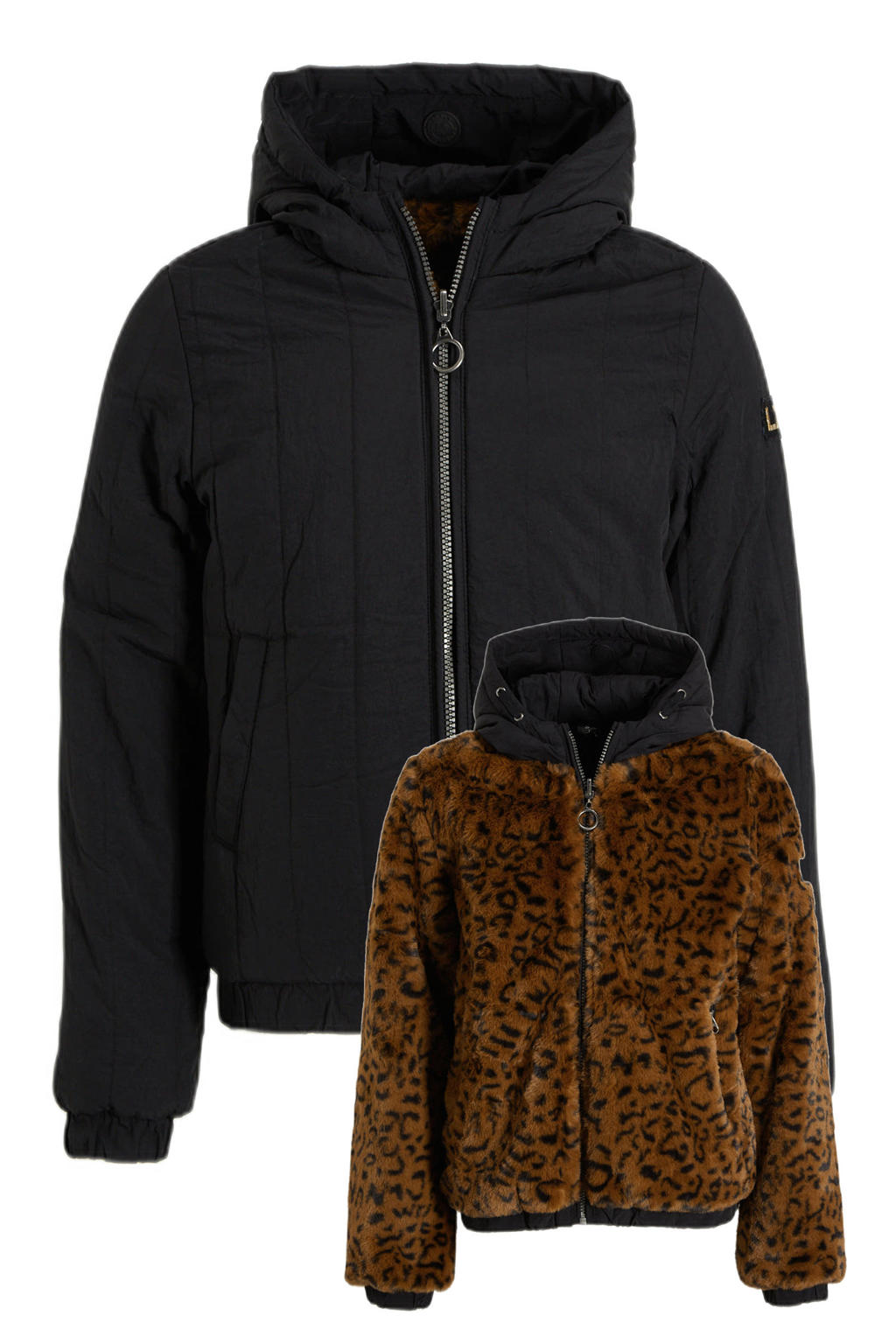Heren vintage leren jas Heren zwart lange faux