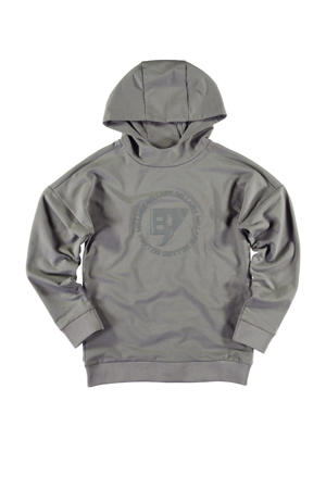 hoodie met logo grijs